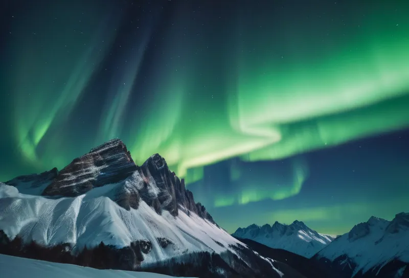 Lo spettacolare fenomeno dell’aurora boreale avvistato sulle maestose Alpi italiane: la verità dietro la foto virale!”